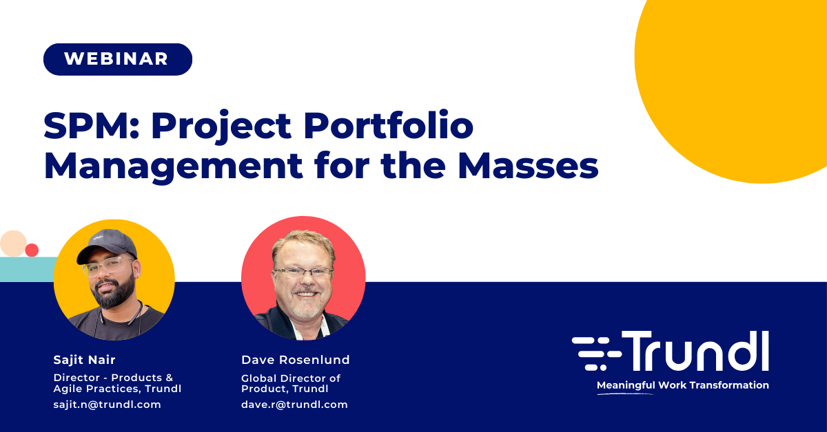 Webinar: SPM - Project Portfolio Management For the Masses